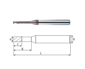 微小徑立銑刀2F